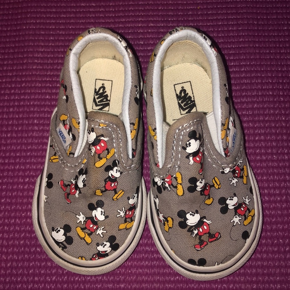 Baby size 4 Disney vans - excellent condition
